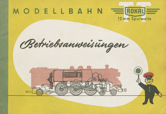 Rokal TT-Modellbahn Betriebsanweisungen 1958