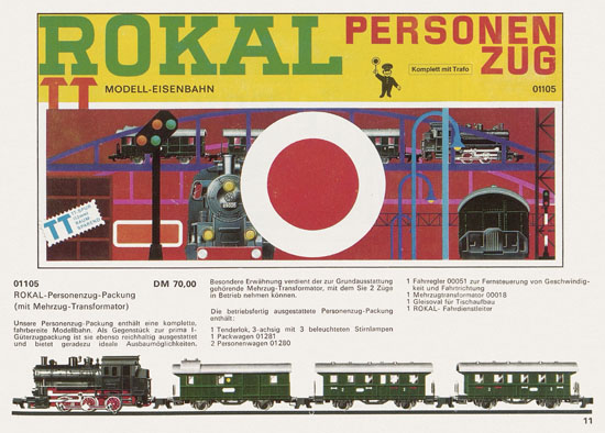 Rokal TT-Modelleisenbahn Katalog 1968