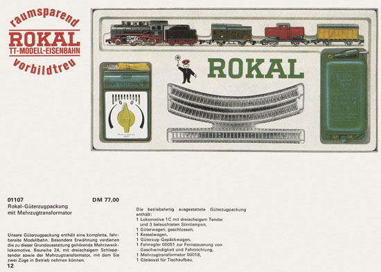 Rokal TT-Modelleisenbahn Katalog 1968