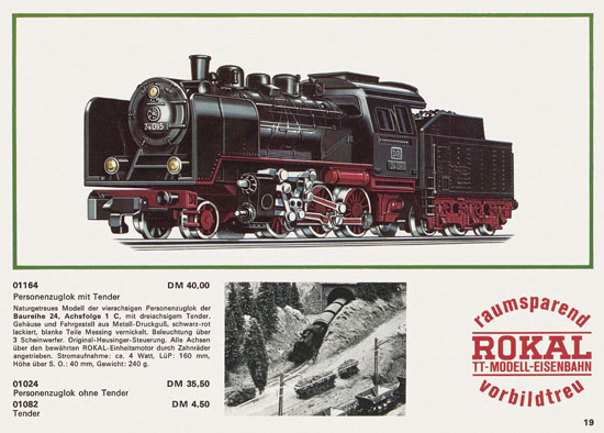 Rokal TT-Modelleisenbahn Katalog 1968