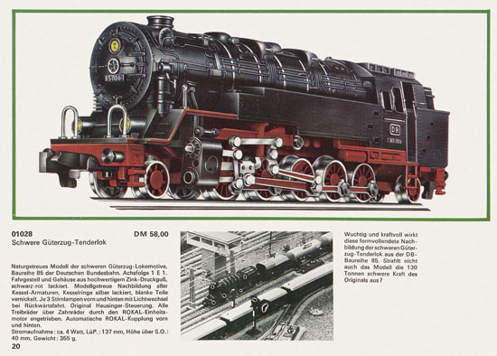 Rokal TT-Modelleisenbahn Katalog 1968