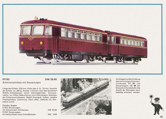 Rokal TT-Modelleisenbahn Katalog 1968