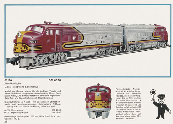 Rokal TT-Modelleisenbahn Katalog 1968