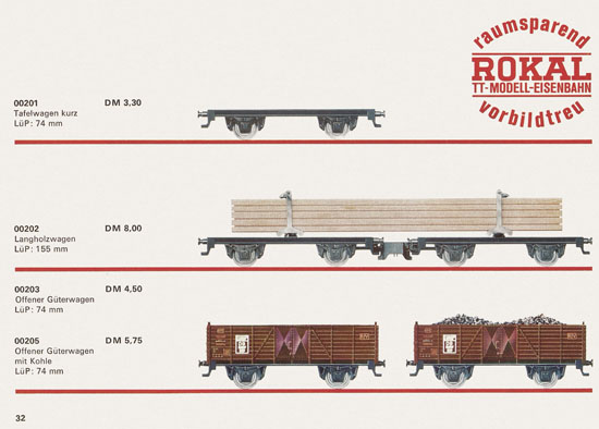 Rokal TT-Modelleisenbahn Katalog 1968