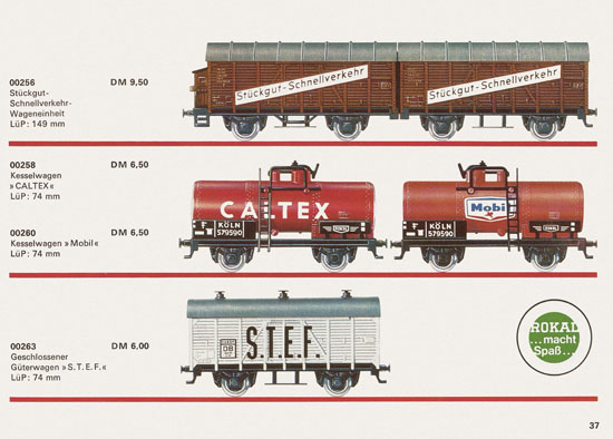 Rokal TT-Modelleisenbahn Katalog 1968