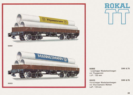 Rokal TT-Modelleisenbahn Katalog 1968