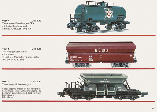 Rokal TT-Modelleisenbahn Katalog 1968