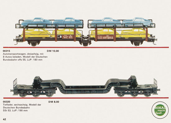 Rokal TT-Modelleisenbahn Katalog 1968