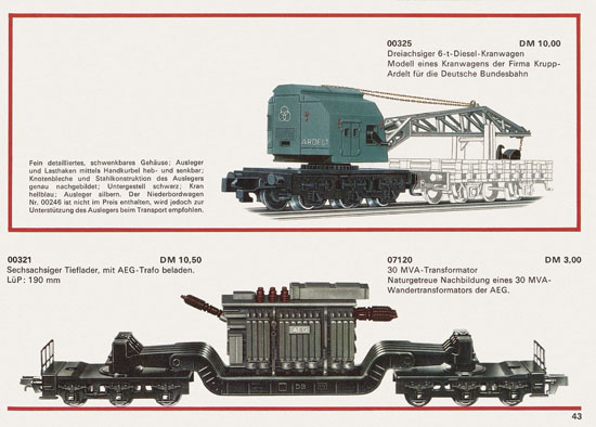 Rokal TT-Modelleisenbahn Katalog 1968