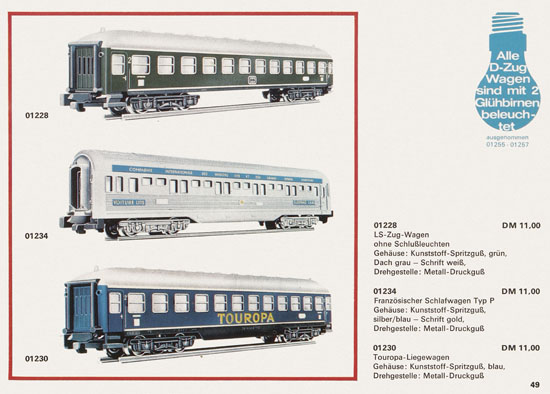 Rokal TT-Modelleisenbahn Katalog 1968