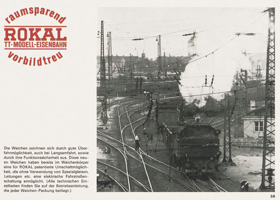 Rokal TT-Modelleisenbahn Katalog 1968