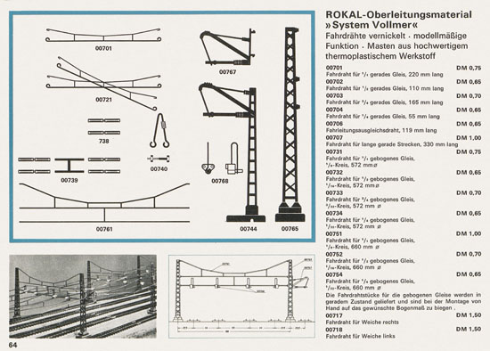 Rokal TT-Modelleisenbahn Katalog 1968