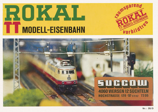 Rokal TT-Modelleisenbahn Katalog 1969