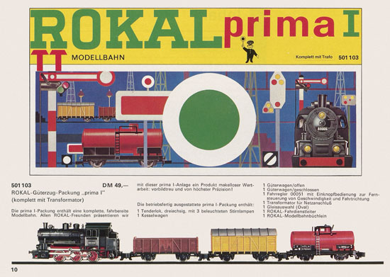 Rokal TT-Modelleisenbahn Katalog 1969