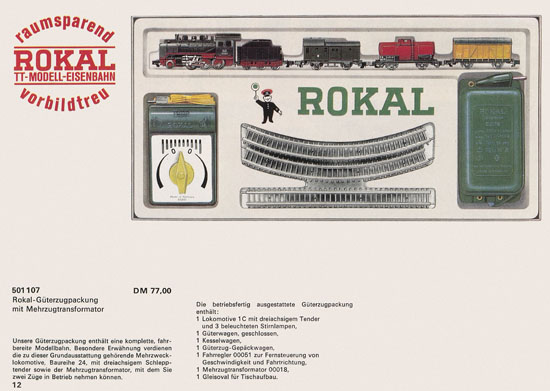 Rokal TT-Modelleisenbahn Katalog 1969