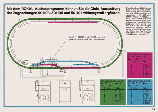 Rokal TT-Modelleisenbahn Katalog 1969