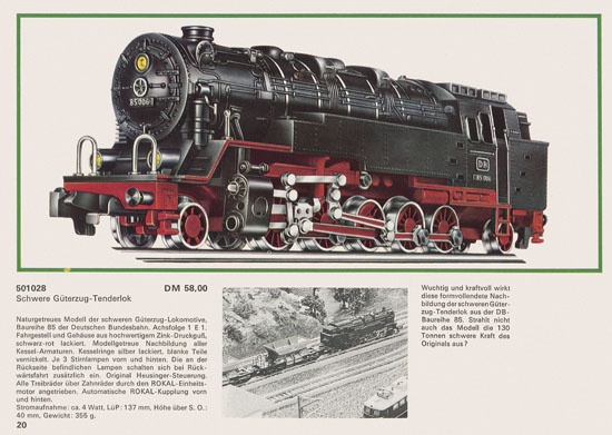 Rokal TT-Modelleisenbahn Katalog 1969