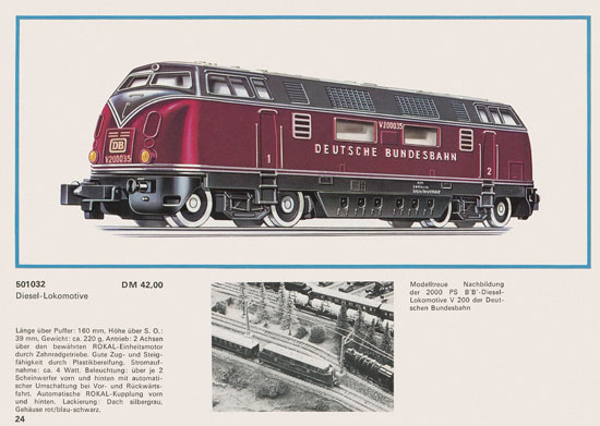 Rokal TT-Modelleisenbahn Katalog 1969