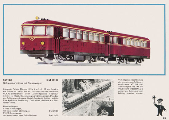 Rokal TT-Modelleisenbahn Katalog 1969