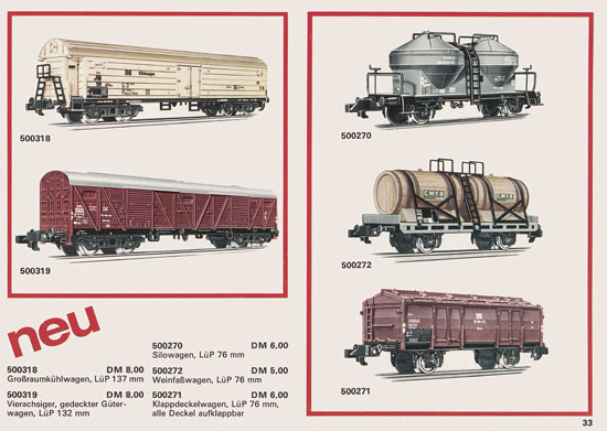 Rokal TT-Modelleisenbahn Katalog 1969