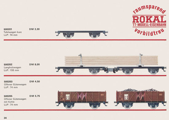 Rokal TT-Modelleisenbahn Katalog 1969