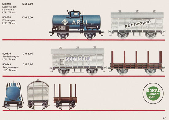 Rokal TT-Modelleisenbahn Katalog 1969