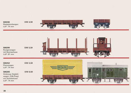 Rokal TT-Modelleisenbahn Katalog 1969