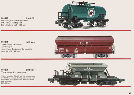 Rokal TT-Modelleisenbahn Katalog 1969