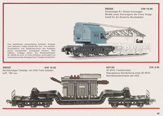 Rokal TT-Modelleisenbahn Katalog 1969