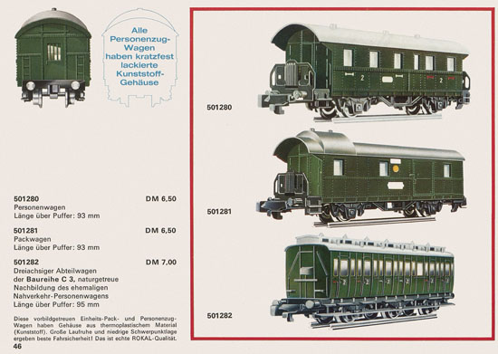 Rokal TT-Modelleisenbahn Katalog 1969