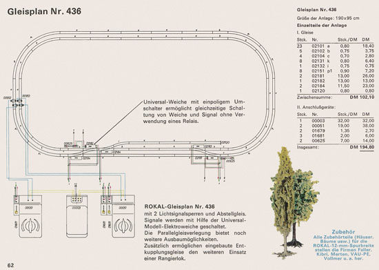 Rokal TT-Modelleisenbahn Katalog 1969