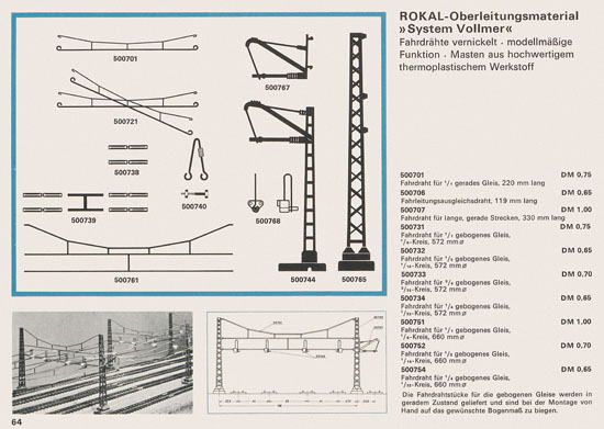 Rokal TT-Modelleisenbahn Katalog 1969