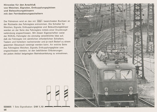 Rokal TT-Modelleisenbahn Katalog 1969