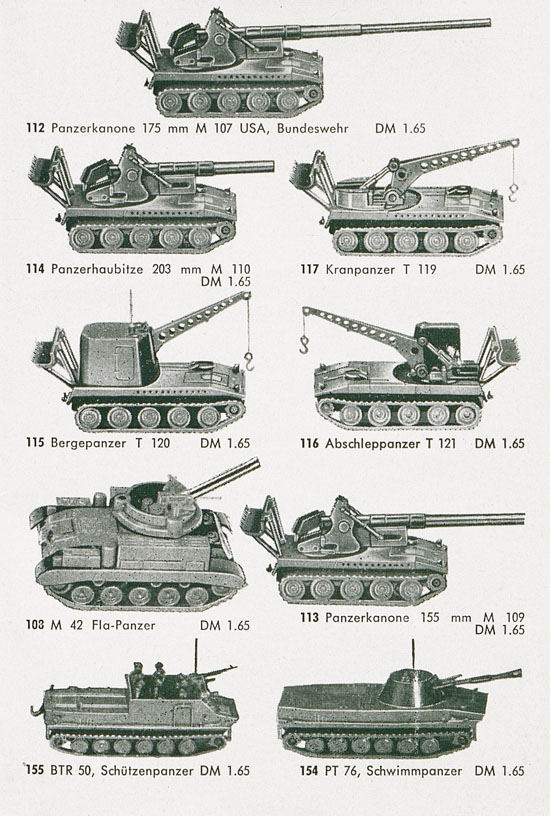 Roskopf Miniatur-Modelle 1961-1962