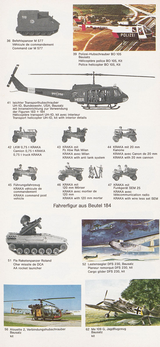 Roskopf Miniatur-Modelle 1985