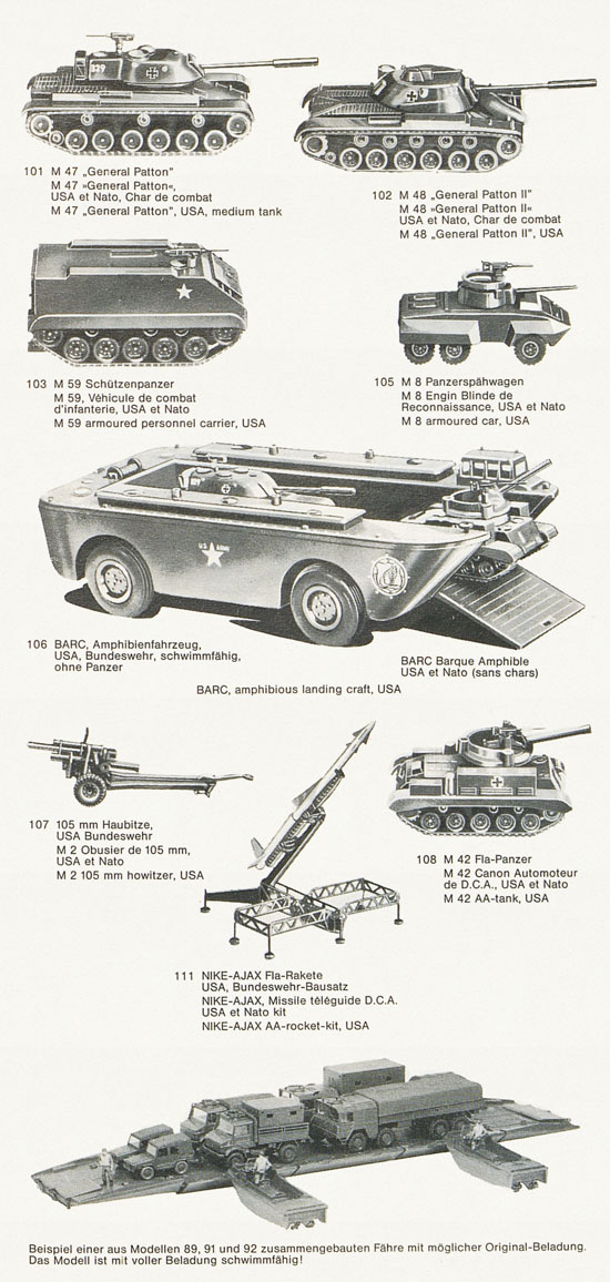 Roskopf Miniatur-Modelle Katalog 1981