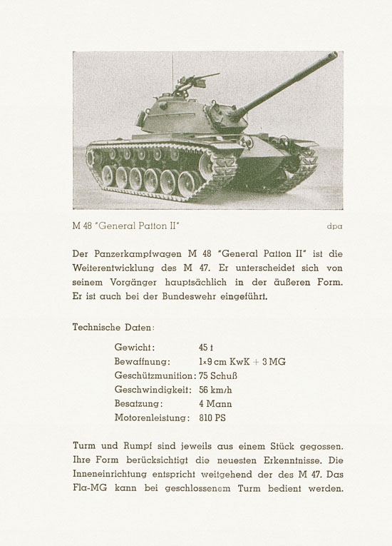 Roskopf Militärfahrzeuge Typenbeschreibungsheft 1958