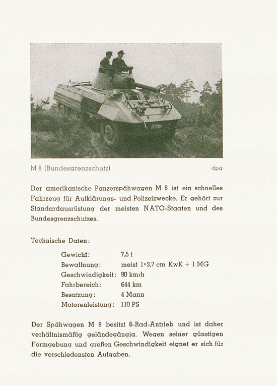 Roskopf Militärfahrzeuge Typenbeschreibungsheft 1958