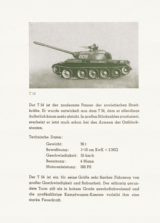 Roskopf Militärfahrzeuge Typenbeschreibungsheft 1958