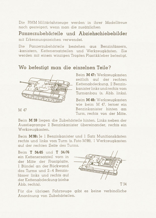 Roskopf Militärfahrzeuge Typenbeschreibungsheft 1958