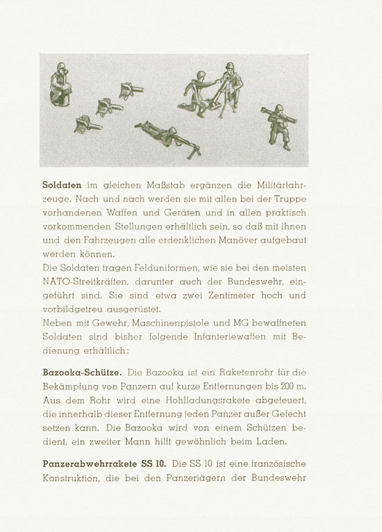 Roskopf Militärfahrzeuge Typenbeschreibungsheft 1958