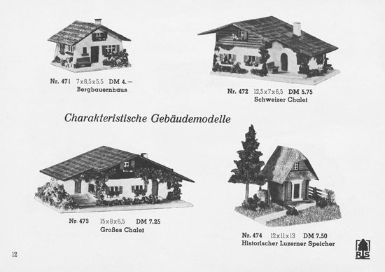 RS Spitaler Katalog 1955