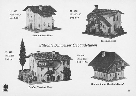 RS Spitaler Katalog 1955