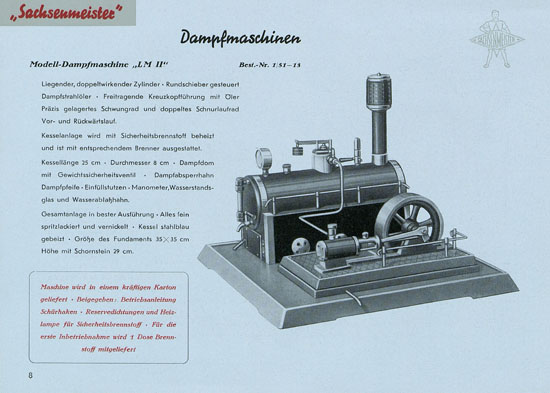 Sachsenmeister Katalog 1951