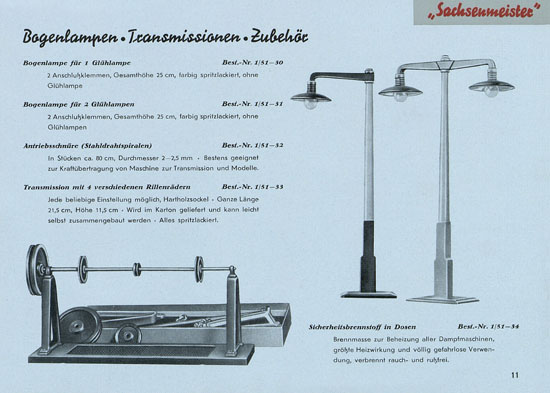 Sachsenmeister Katalog 1951