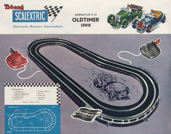 Scalextric Elektrisches Miniatur Autorennen Katalog 1963