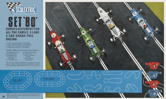 Scalextric Model Motor Racing 1966