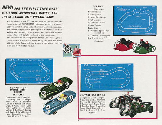 Scalextric Miniature Electric Motor Racing 1962