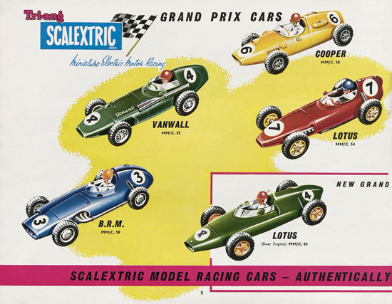 Scalextric Miniature Electric Motor Racing 1962