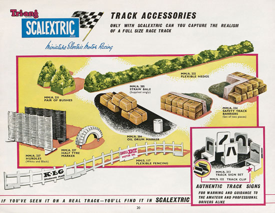 Scalextric Miniature Electric Motor Racing 1962